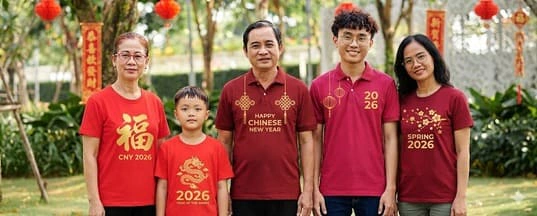 Chinese New Year Gifts Collection & Custom Apparel