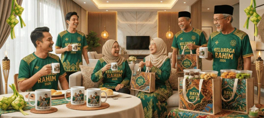 Customised Family Raya Outfits and Gifts